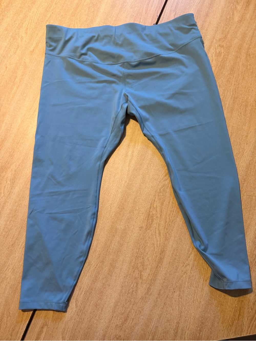 Nike Light Blue Cropped Leggings